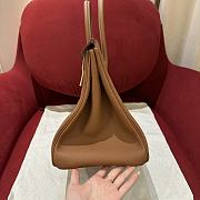 Hermes Birkin 40 Brown togo Silver 40cm - 4