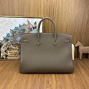 Hermes Birkin 40 Etoupe togo Silver 40cm - 5