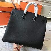 Hermes Birkin 50 Black Togo Silver  - 2