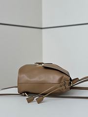 Fendi Backpack Brown leather backpack 26x12x23cm - 5