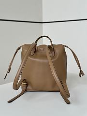Fendi Backpack Brown leather backpack 26x12x23cm - 4