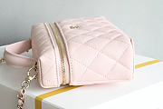 Chanel Vanity Case Handle Pink Caviar 19.5x17x5cm - 4