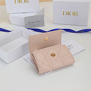 Dior wallet light pink 11x7.5x2.5cm - 4
