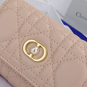 Dior wallet light pink 11x7.5x2.5cm - 2