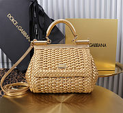 DG Small Sicily Bag Gold 20x16x8cm  - 1