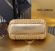 DG Small Sicily Bag Gold 20x16x8cm  - 5