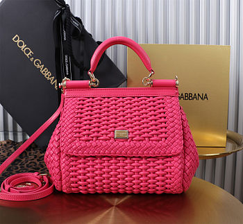 DG Small Sicily Bag Pink Fuchsia 20x16x8cm