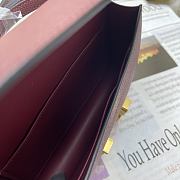 Hermes Constance Elan Burgundy Epsom Gold 24cm - 5