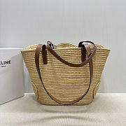 Celine Panier Medium Raffia 47x30.5x15cm - 4