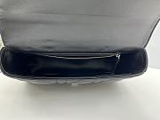 Dior Medium Soft Caro Bag Black silver 25x16x9cm - 4