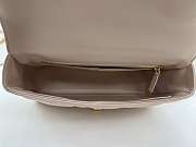 Dior Medium Soft Caro Bag Pink Gold 25x16x9cm - 5