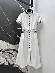 Dior Mid-Length Belted Shirtdress - 1