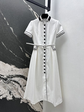 Dior Mid-Length Belted Shirtdress