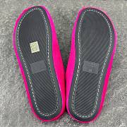 Marni Fussbet Sabot pink calf-hair slippers  - 2