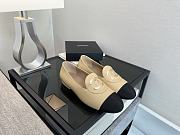 Chanel Moccasins Beige Black - 1
