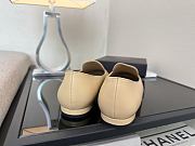Chanel Moccasins Beige Black - 3