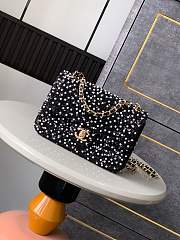 Chanel 25A Flap Bag Black 20cm - 1