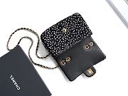 Chanel 25A Flap Bag Black 20cm - 5
