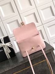 Chanel Small Flap Bag pink Calfskin Gold 22x15x7cm - Unahubs - 5