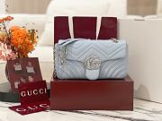 Gucci Marmont Light Blue 26x15x7cm - Unahubs - 1