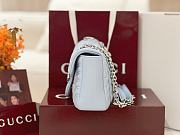 Gucci Marmont Light Blue 26x15x7cm - Unahubs - 4