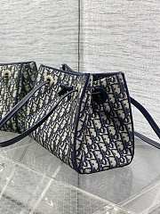 Dior Shopping Bag Blue 27x19x13.5cm - Unahubs - 4