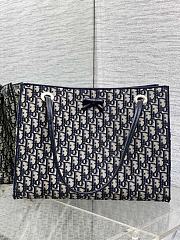 Dior Medium Shopping Bag Blue 37x29x14cm - Unahubs - 1