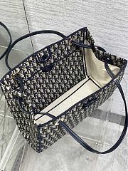 Dior Medium Shopping Bag Blue 37x29x14cm - Unahubs - 2