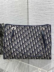 Dior Medium Shopping Bag Blue 37x29x14cm - Unahubs - 4