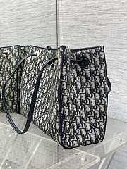 Dior Medium Shopping Bag Blue 37x29x14cm - Unahubs - 5