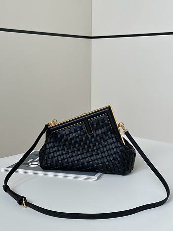 Fendi First Small black 24x9x18cm - Unahubs