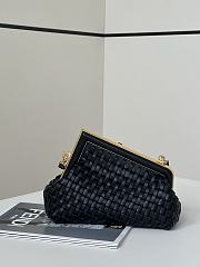 Fendi First Small black 24x9x18cm - Unahubs - 3