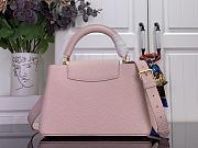 Louis Vuitton Capucines BB Pink 27x17.3x9cm - Unahubs - 4