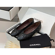 Chanel Quilted Ballet Flats In Black - Unahubs - 2