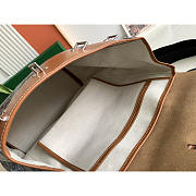 Goyard Cisalpin MM Backpack In Black & Tan 48x22x36cm - Unahubs - 3