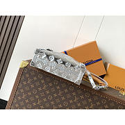 Louis Vuitton Side Trunk MM Handbag Silver 23x16x8.5cm - Unahubs - 5