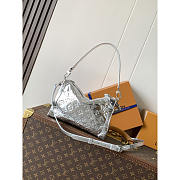 Louis Vuitton Side Trunk MM Handbag Silver 23x16x8.5cm - Unahubs - 2