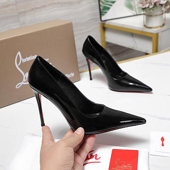 Christian Louboutin Miss Z 80 mm Pumps Patent Black - Unahubs