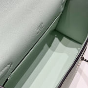 Hermes Kelly Pochette Swift Green 22cm - Unahubs - 5