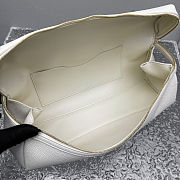 Loro Piana Extra Softy Bag L33 Calfskin White 33x14x9cm - Unahubs - 5
