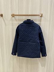 Dior Cannage Overshirt Leather Patch Navy Blue - Unahubs - 3