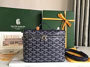 Goyard Vanity Case navy blue 20x14x16cm - Unahubs - 1