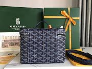 Goyard Vanity Case navy blue 20x14x16cm - Unahubs - 3