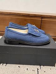 Chanel Denim Blue Loafer - Unahubs - 4