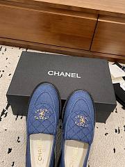 Chanel Denim Blue Loafer - Unahubs - 2