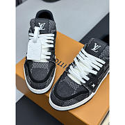 Louis Vuitton Trainer Sneaker Black - Unahubs - 3