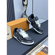 Louis Vuitton Trainer Sneaker Black - Unahubs - 2