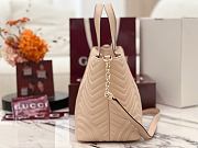 Gucci Marmont medium tote bag nude 30x23x18cm - Unahubs - 2