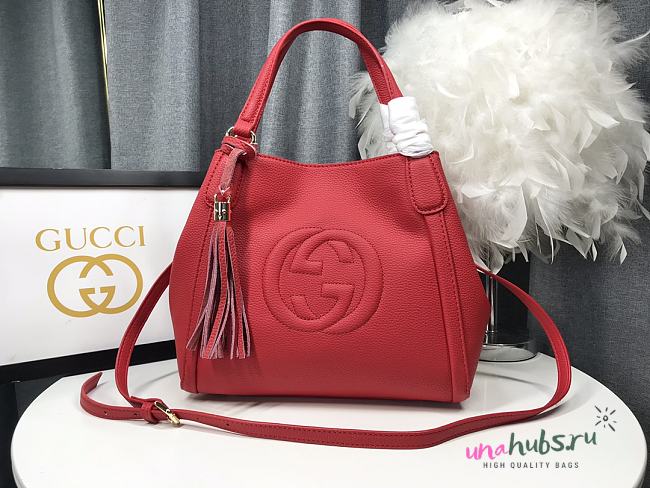 Gucci Soho Bag red 30x26x14cm - Unahubs - 1