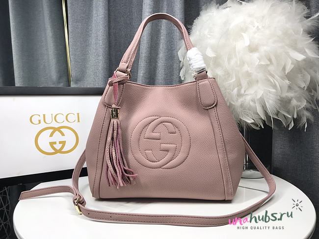 Gucci Soho Bag pink 30x26x14cm - Unahubs - 1